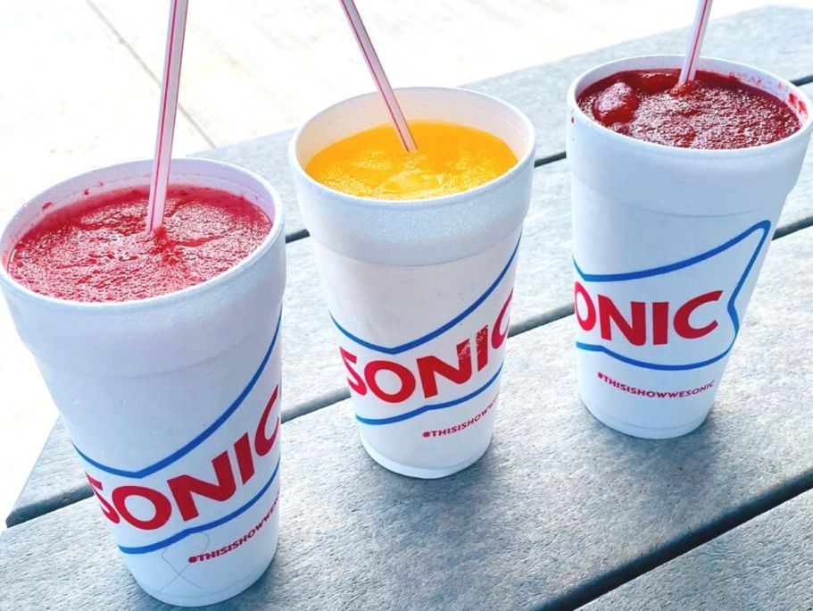 Sonic Slushes Are Just 79¢ Today & Every Monday in August