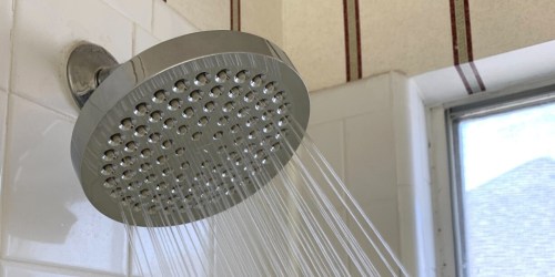 Highly Rated Rainfall Shower Head Just $18.32 on Amazon (Regularly $40) | Easy Installation