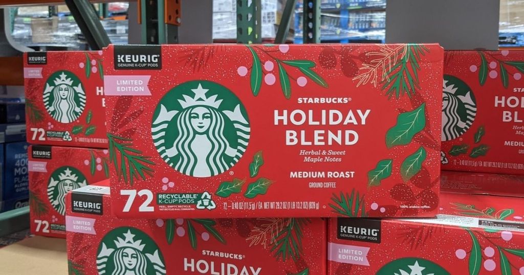 Starbucks Limited Edition Holiday Blend KCups 72Count Only 29.99 at