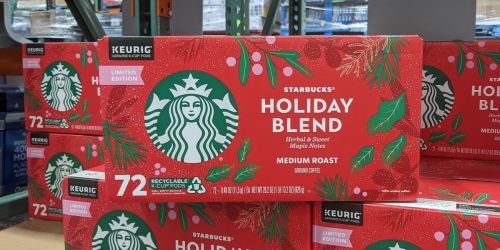 Starbucks Limited Edition Holiday Blend K-Cups 72-Count Only $29.99 at Costco | In-Store Only