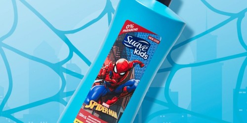 FOUR Suave Kids Spider-Man Shampoo 28oz Bottles Just $10.87 on Amazon