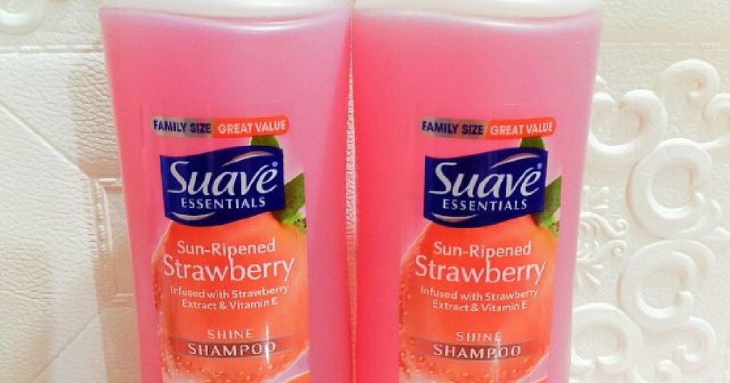 Suave Strawberry shampoos 