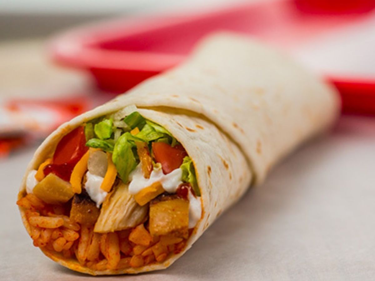 Taco Bell Chicken Burrito Supreme - Taco Bell Value Menu - Fast Food Hacks