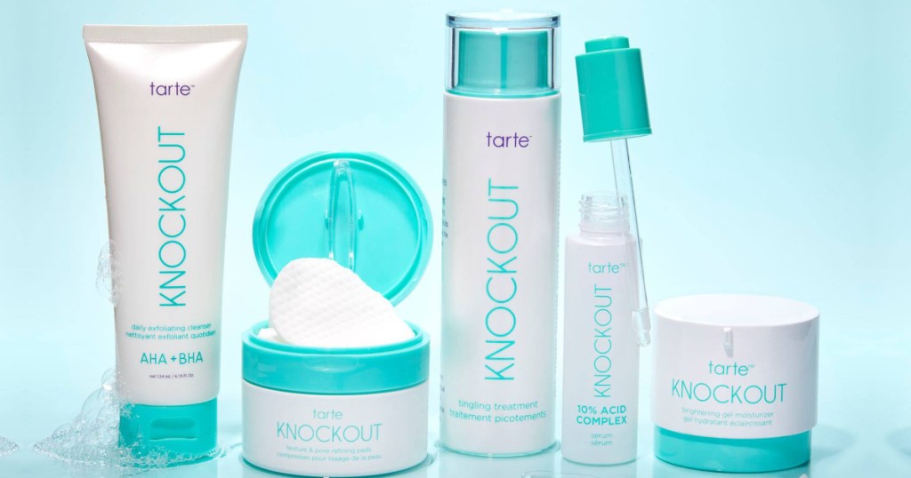 tarte knockout skincare products