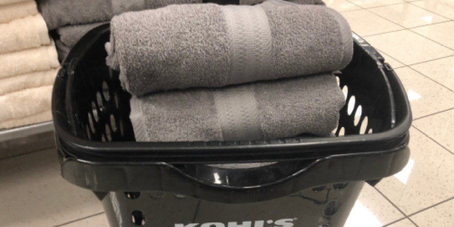 Grab SIX Kohl’s Big One Bath Towels for Only $13.12 (Just $2.19 Each!)