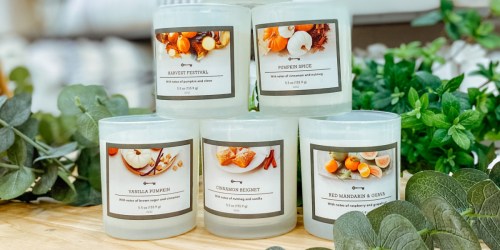 Target’s $3 Threshold Fall-Scented Candles Have Drool-Worthy Scents Like Pumpkin Spice & Cinnamon Beignet