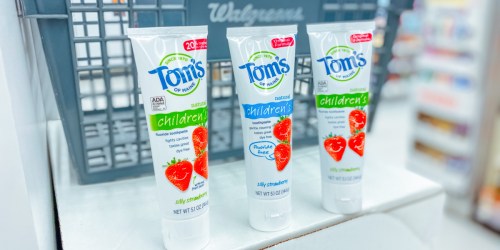 2 FREE Tom’s of Maine Children’s Toothpaste After Cash Back & Walgreens Rewards
