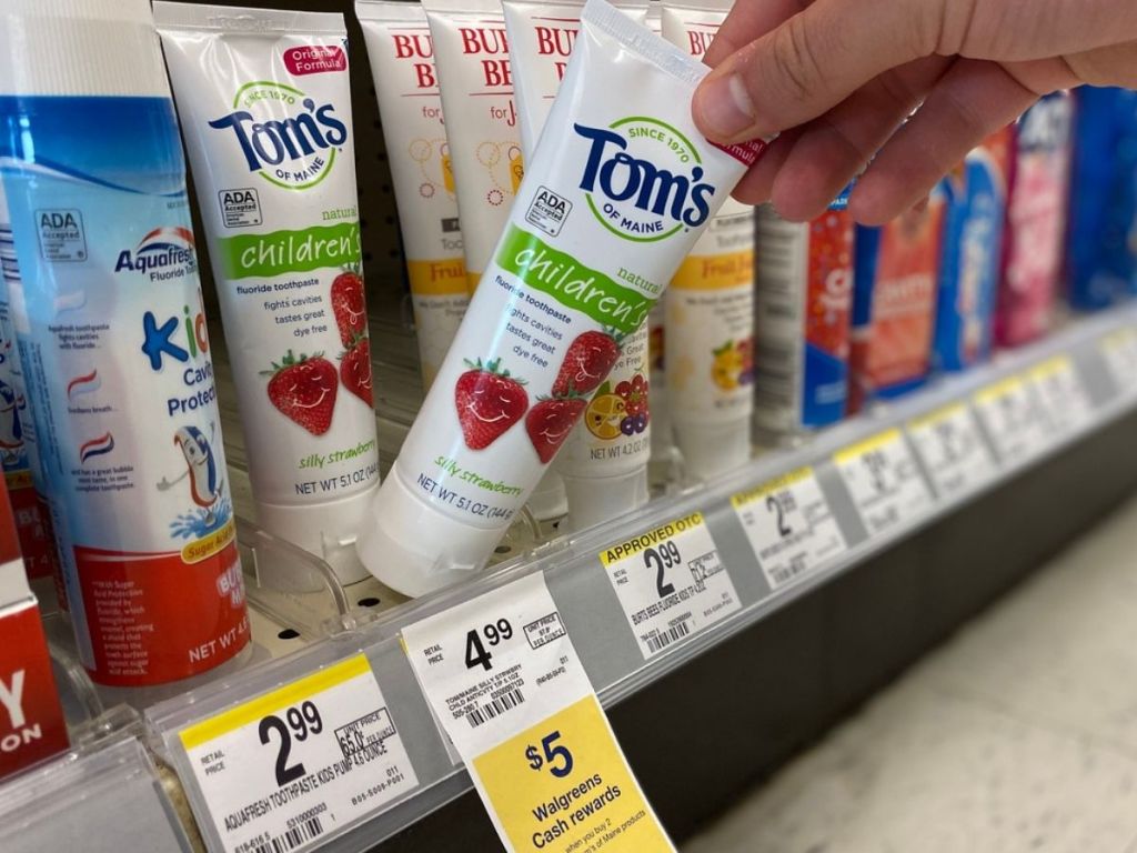 Toms of Maine Kids toothpaste Walgreens