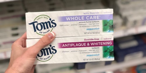 Tom’s of Maine Toothpaste Only 49¢ Each After Walgreens Rewards
