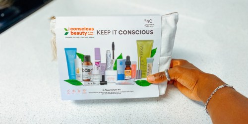 ULTA Conscious Beauty Bag w/ 15 Deluxe Samples ONLY $20 ($150 Value) | Includes Tarte, Cover FX & More