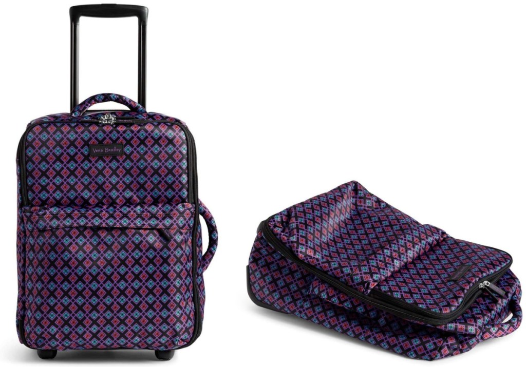 two travel bags in Vera Bradley print