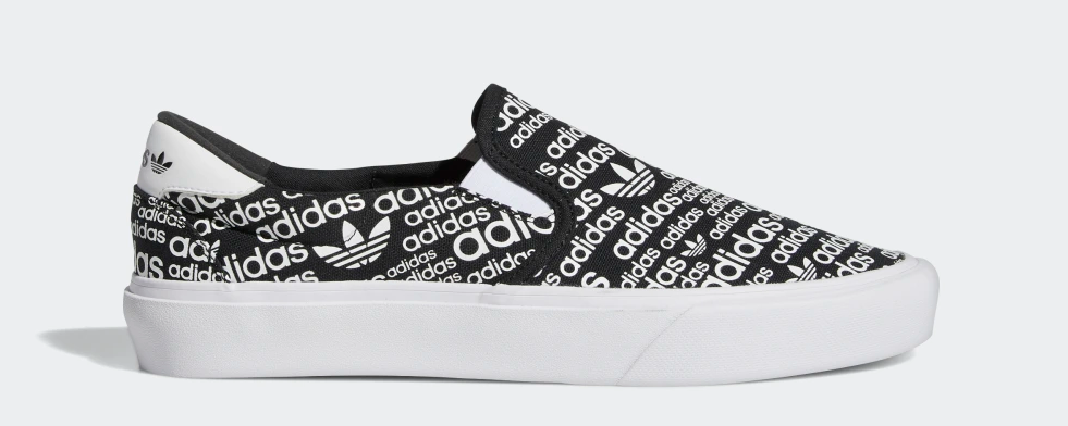 black and white adidas sneaker