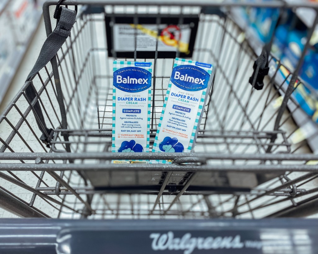 balmex cream in walgreens cart