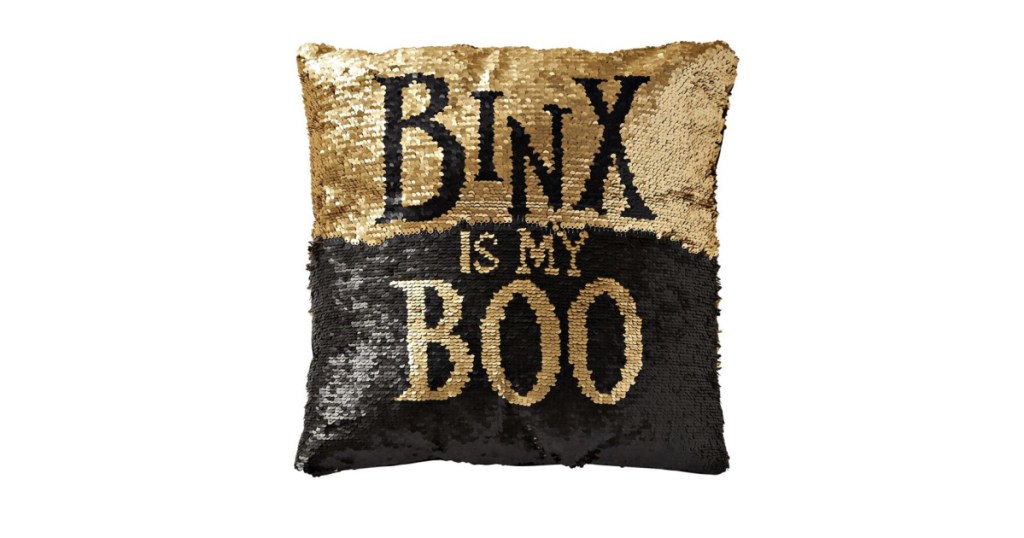 Binx Halloween pillow