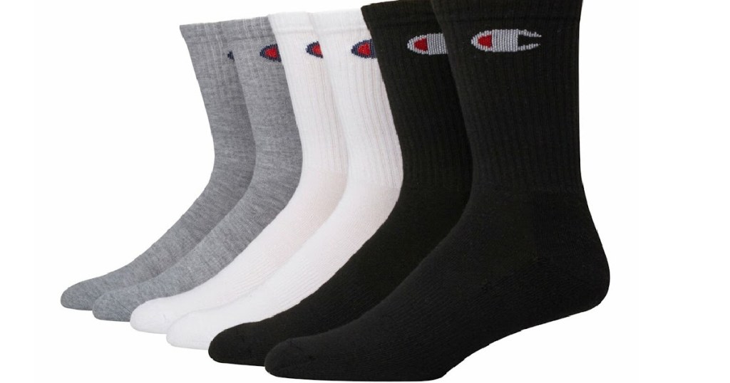 black white and gray men's socks