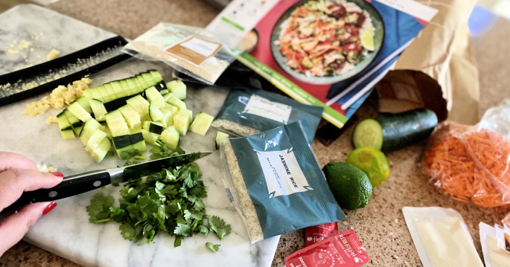 ping ingredients for hellofresh meal