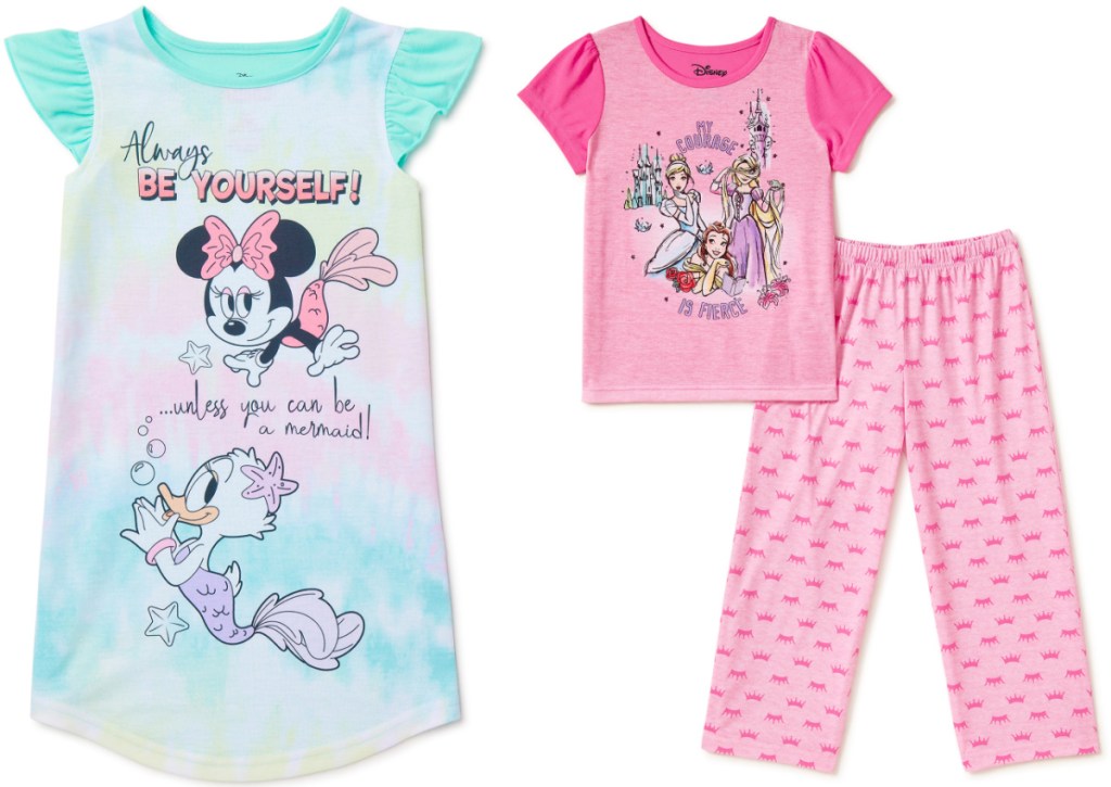 disney girls pajamas