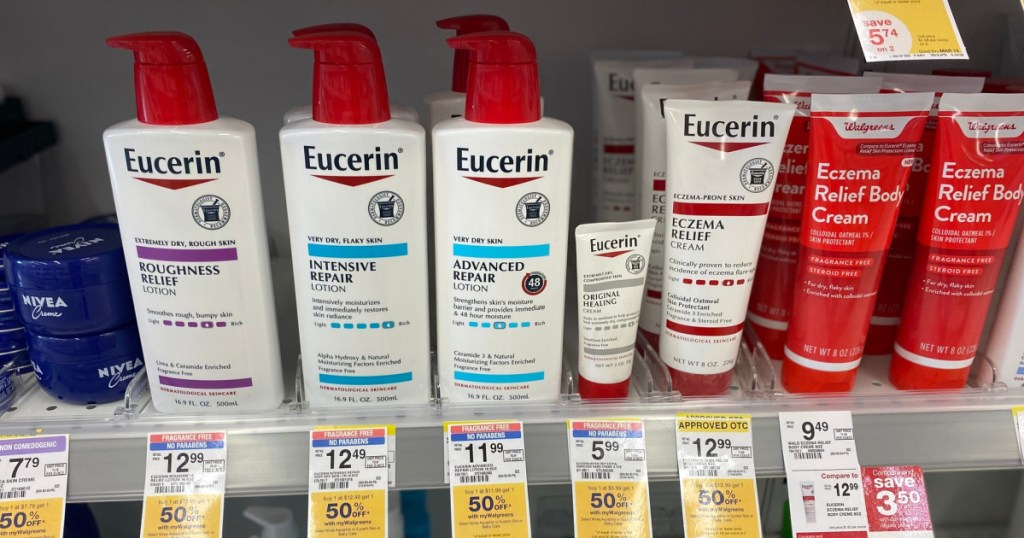 eucerin at walgreens in store