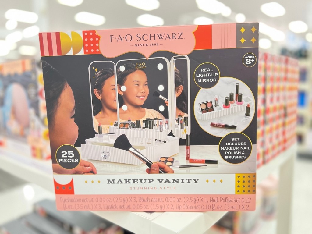 child's makeup vanity in box