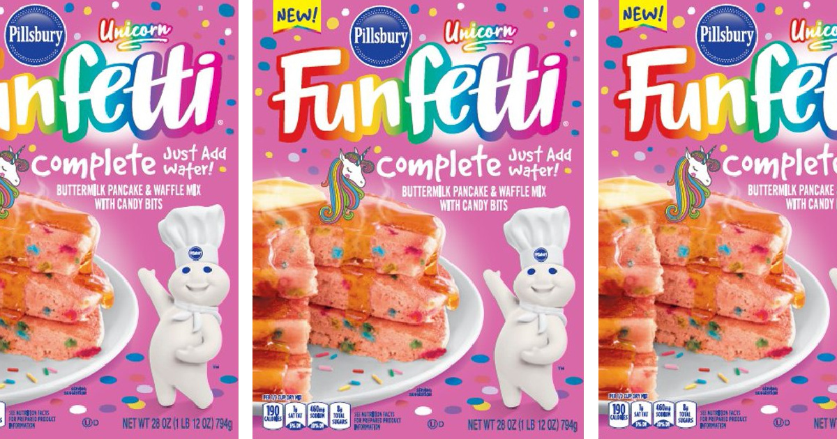 Make Breakfast Magical w/ Pillsbury Unicorn Funfetti Pancake & Waffle Mix