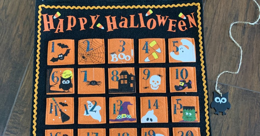 Halloween advent calendar