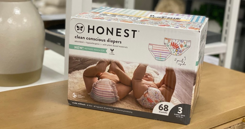 honest company diaper box at target