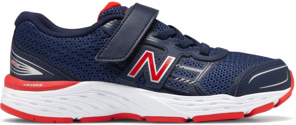 Joes New Balance navy and red shoes