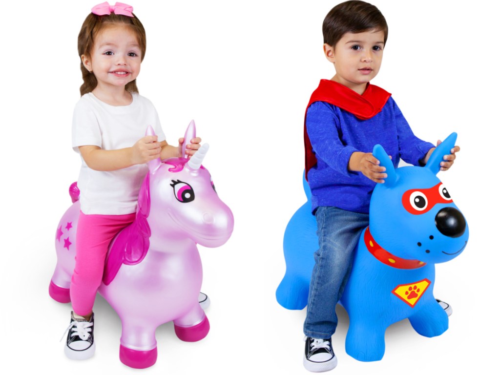 two kids inflatable ride on