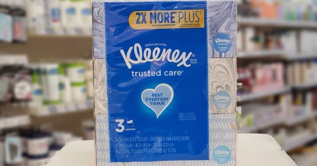 kleenex trusted care box in store