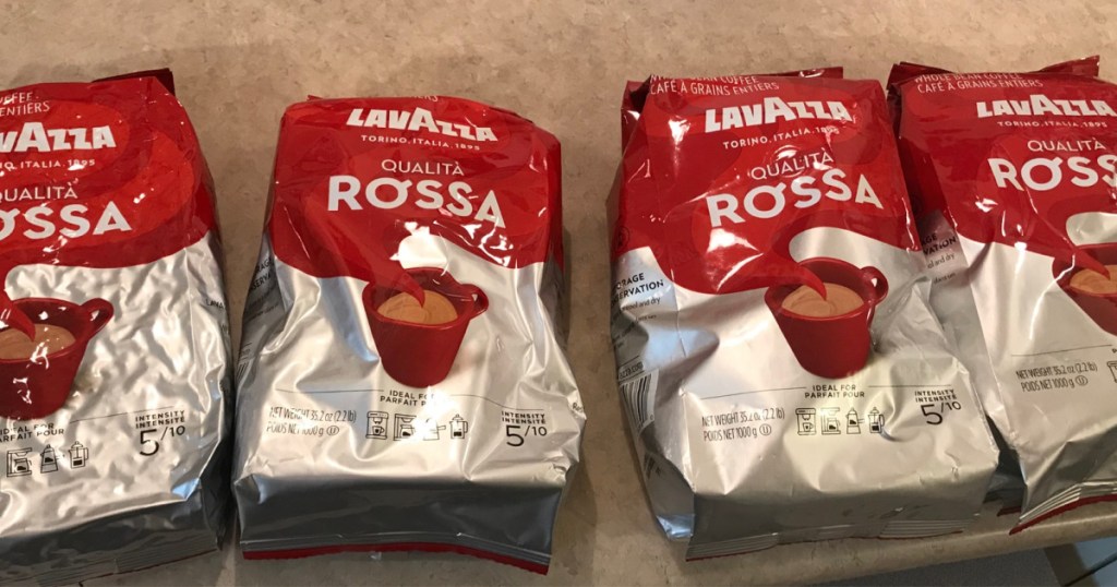 many bags of lavazza coffee