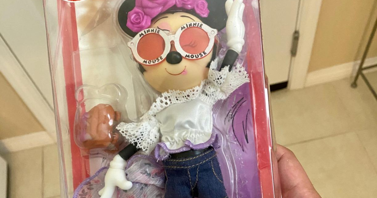 minnie mouse doll in package