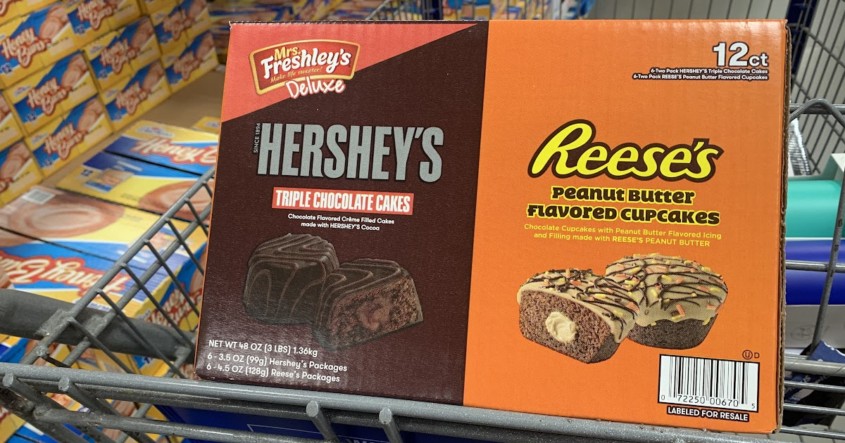 Hershey's & Reese's Peanut Butter Cupcakes Available at Sam's Club | Just  $ for 24 Cupcakes