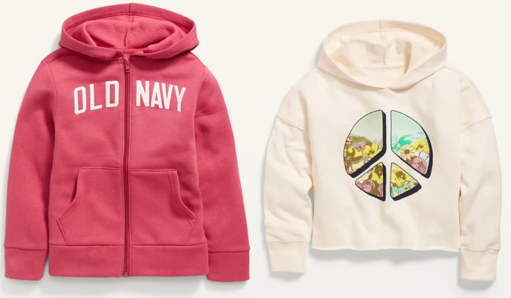 2 old navy girls hoodie