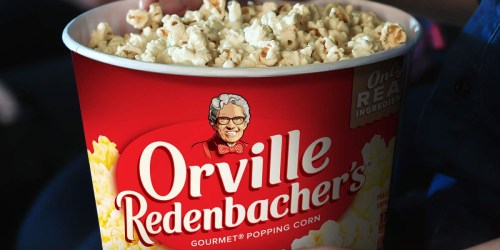 Orville Redenbacher Movie Theater Butter Popcorn Tub Only $2 Shipped on Amazon