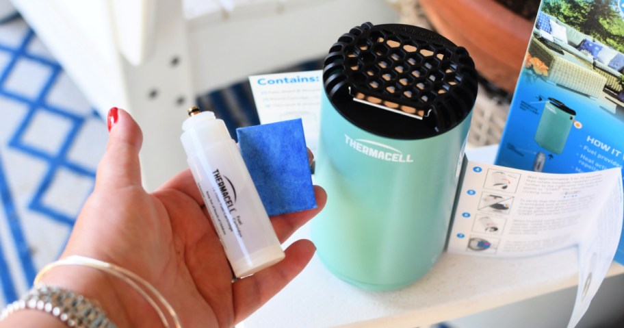 pieces of a thermacell