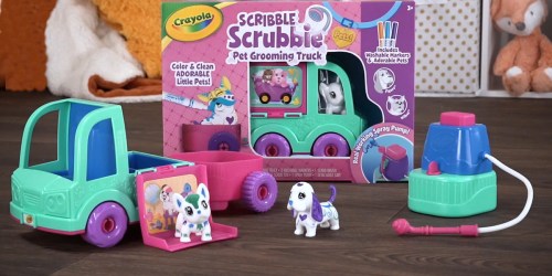 Crayola Scribble Scrubbie Pet Grooming Truck w/ 2 Pets Only $11.56 on Amazon (Regularly $23)