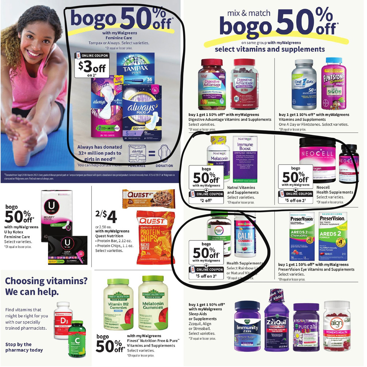 Walgreens Ad Scan For The Week Of 8/8/21 – 8/14/21 (We’ve Circled Our ...