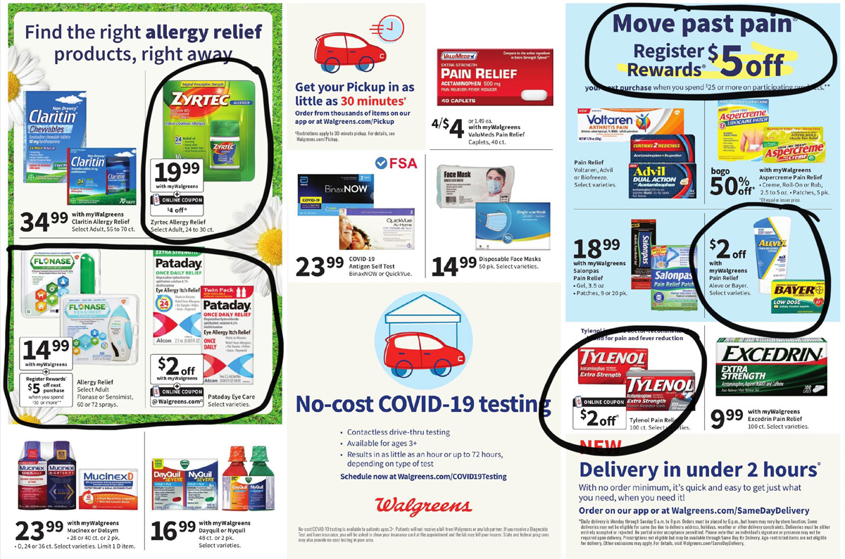 Walgreens Ad Scan For The Week Of 8/8/21 – 8/14/21 (We’ve Circled Our ...