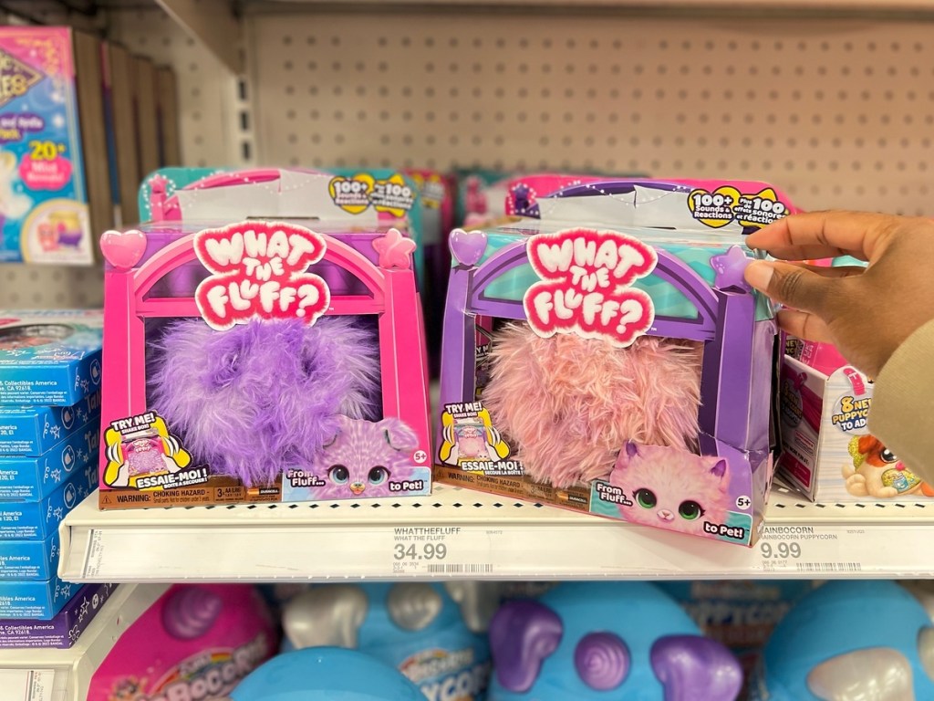 What the Fluff toys on Target shelf