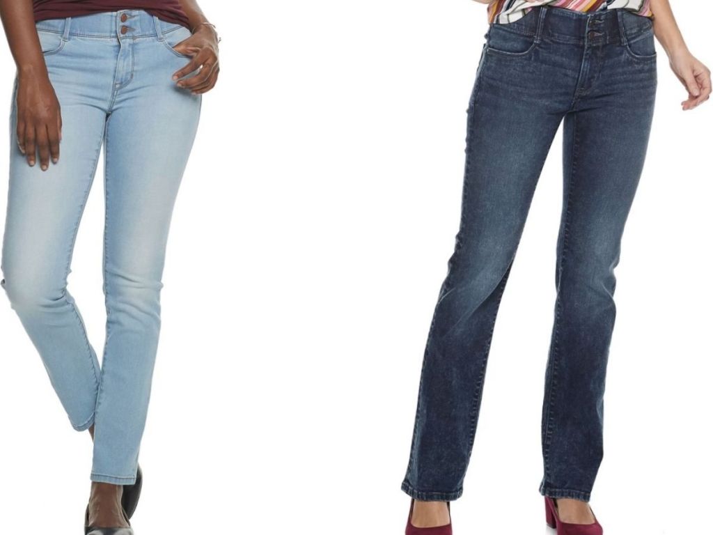 women's apt 9 denim jeans