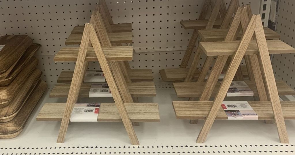 wood ladder shelves