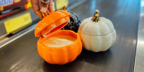 ** ALDI Pumpkin Jar Candles Only $6.99, 3-Wick Halloween Candles Just $3.99