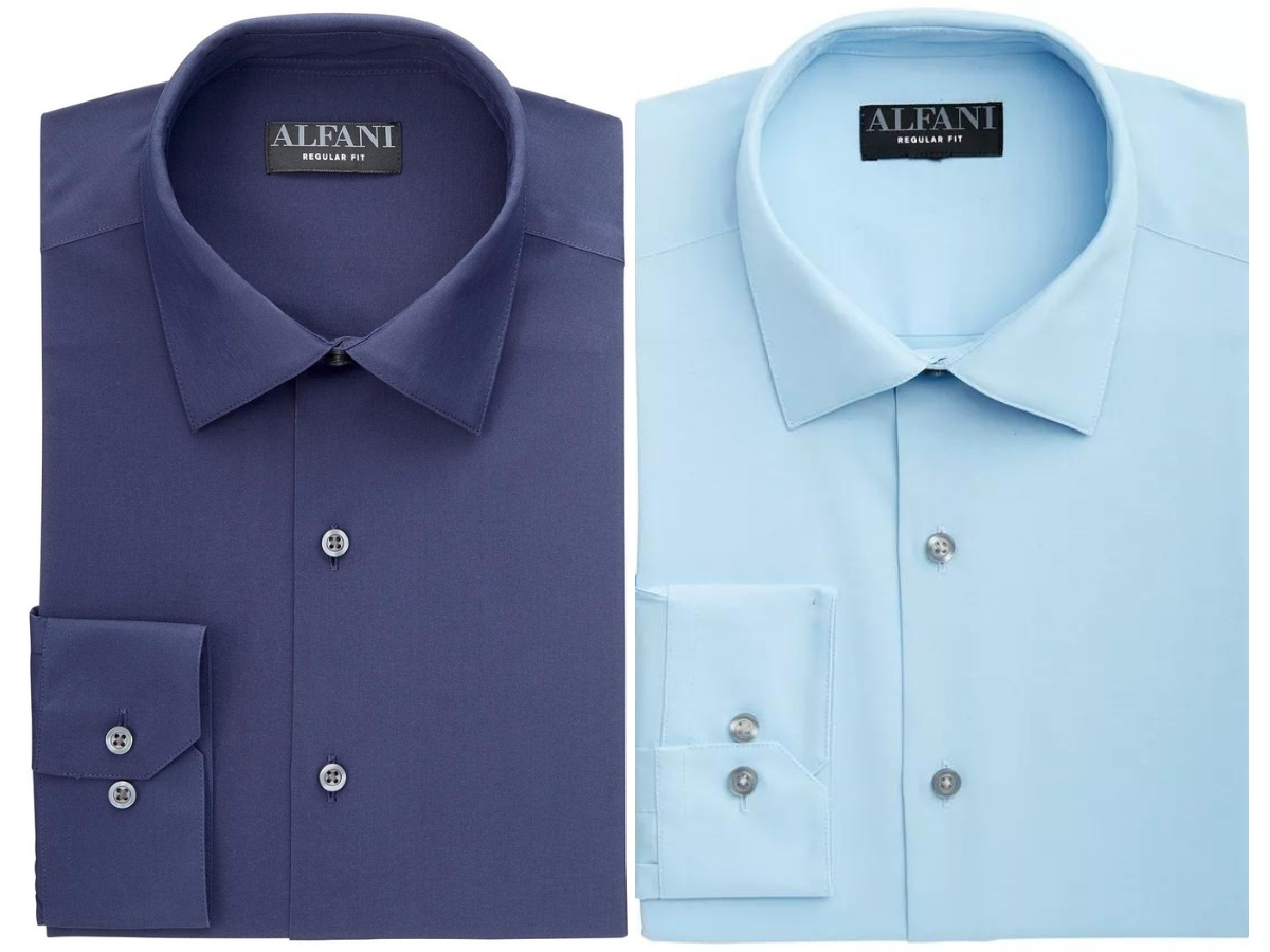 Alfani Men's Solid Dress Shirt