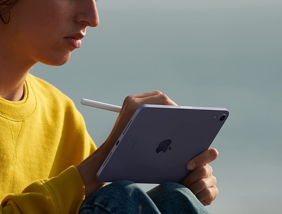 person holding an iPad