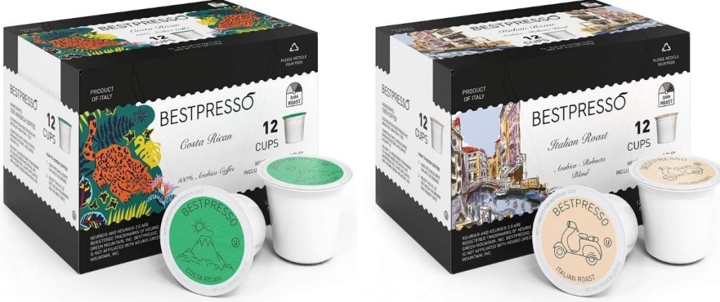 two boxes of k-cups