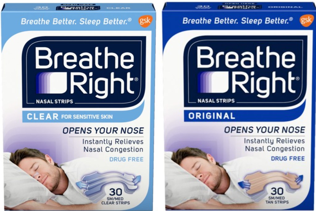 2 boxes of breathe right nasal strips