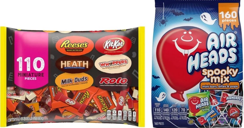 Chocolate and Airheads Candy Bags