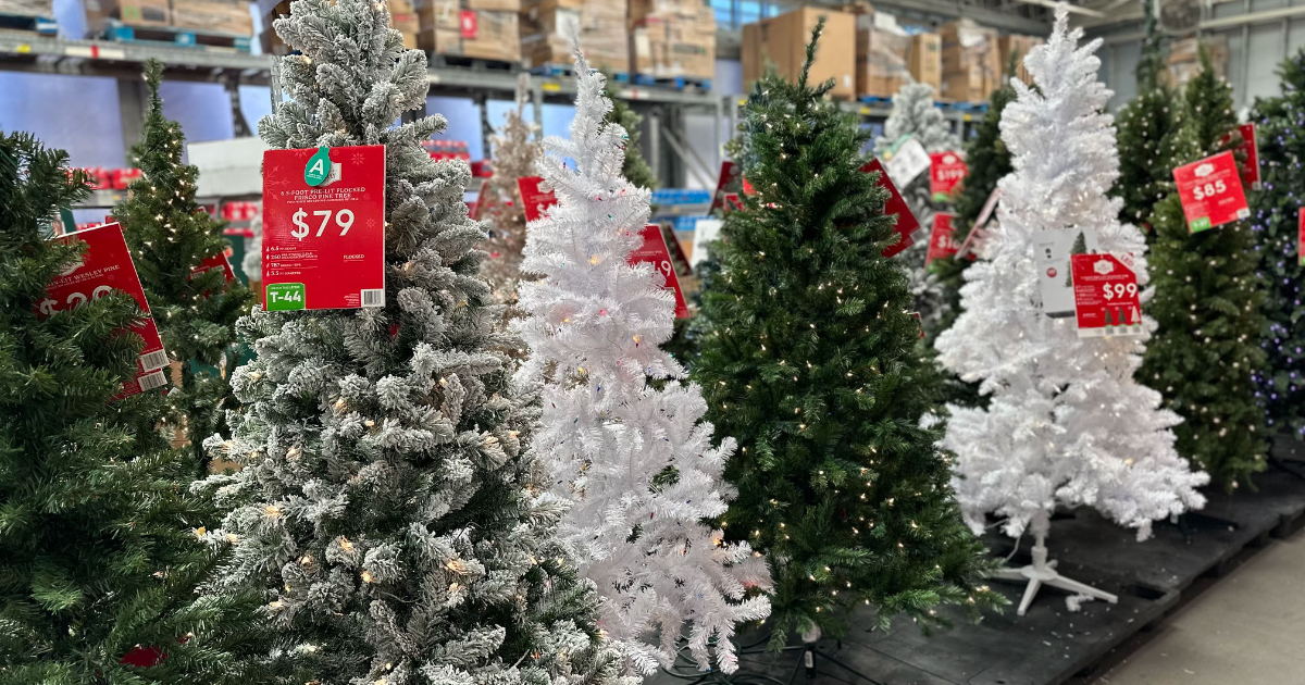 Walmart Christmas Trees on Sale PreLit Styles from Just 20