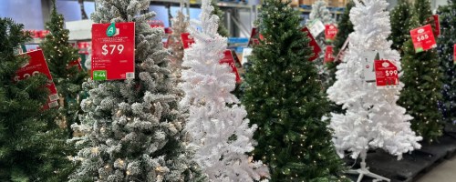 Christmas Trees at Walmart