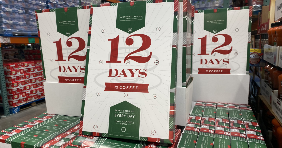 12 Days of Coffee Christmas Countdown Only 12.99 at Costco Hip2Save